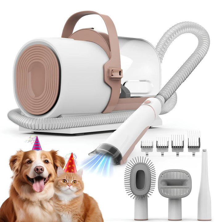 AIRROBO PG50 5 in 1 Pet Grooming Kit with Vacuum - Multifunctional Grooming Tool  - 9913001 AIRROBO